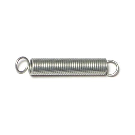 Midwest Fastener 1/4" x 1-9/16" x .030" WG Steel Extension Springs 6PK 18525